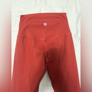 Lululemon High Rise Align Legging Burnt Orange